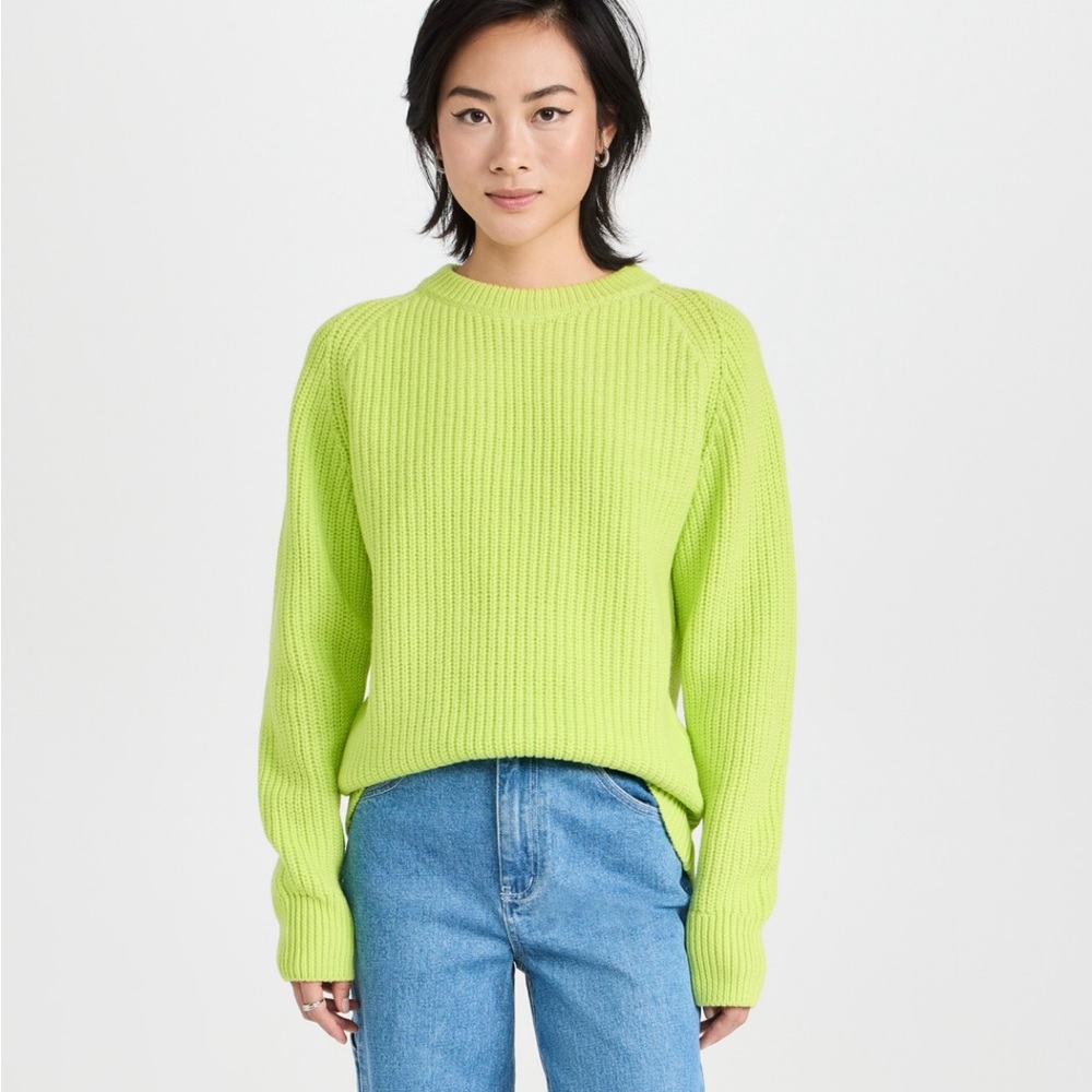 Mara Hoffman Lime Green Andi Sweater